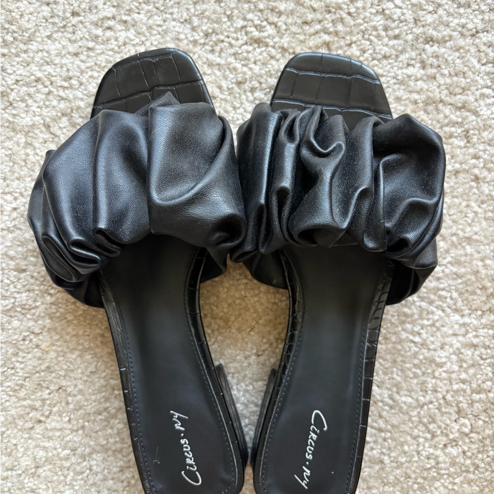 Sam Edelman Black Minimalist Sandals
